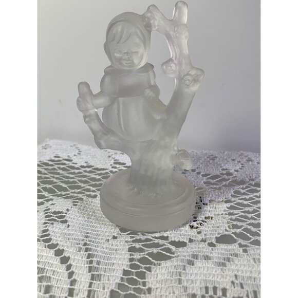 Hummel Goebel Apple Girl Crystal Figure 3.75 inch tall - Picture 1 of 5